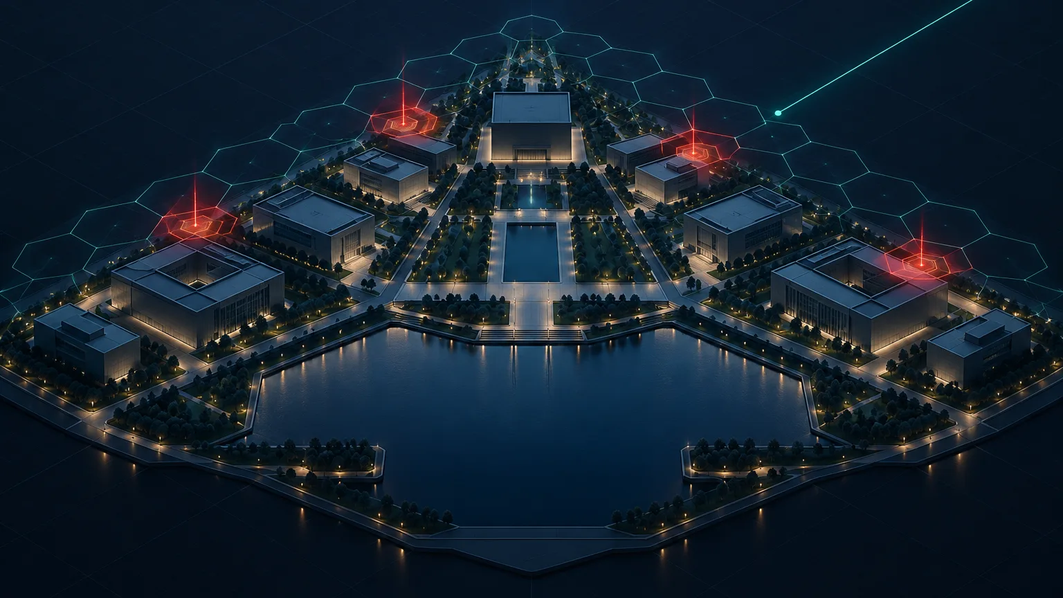 Lakeside government-precinct network under an ISM-aligned penetration test, reached over a secure link from Sydney